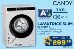 Candy - Lavatrice Slim 27SB7-S Candy - Lavatrice Slim 27SB7-S
