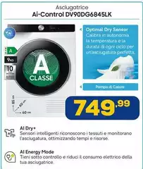 Samsung - Aciugatrice AI Control DV90DG6845LK