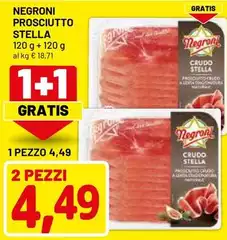 Negroni - Prosciutto Stella Negroni - Prosciutto Stella