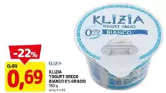 Klizia - Yogurt Greco Bianco 0% Grassi