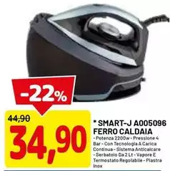 Smart-J -  A005096 Ferro Caldaia