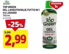 Green - Top  Gel Lavastoviglie.tutto In 1 44 Lavaggi