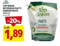 Green - Top  Detersivo Piatti Concentrato