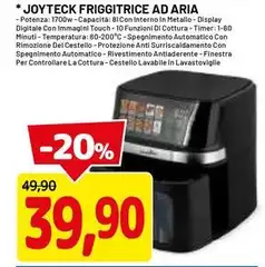 Joyteck - Friggitrice Ad Aria