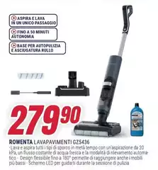 Rowenta - Lavapavimenti GZ5436