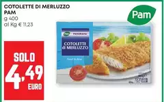 Pam - Cotolette Di Merluzzo