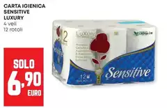 Sensitive - Carta Igienica Sensitive - Carta Igienica