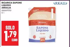 Arkalia - Ricarica Sapone Liquido Arkalia - Ricarica Sapone Liquido