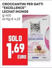 Monge - Croccantini Per Gatti "excellence" Monge - Croccantini Per Gatti "excellence"