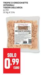 Tesori Dell'Arca - Treffie O Orecchiette Integrali Tesori Dell'Arca - Treffie O Orecchiette Integrali