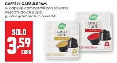 Pam - Caffè In Capsule Pam - Caffè In Capsule