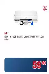 HP - Envy 6120e 3 Mesi Di Instant Ink Con Hp+