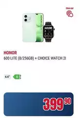 Honor - 600 Lite (8/2566gb) + Choice Watch 2i