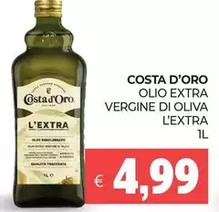 Costa d'Oro - Olio Extra Vergine Di Oliva L'Extra