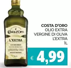 Costa d'Oro - Olio Extra Vergine Di Oliva L'Extra