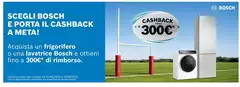 Bosch - Segli  E Porta Il Cashback A Meta