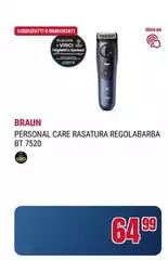 Braun - Personal Care Rasatura Regolabarba Bt 7520