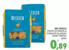 De Cecco - Pasta Di Semola Formati Classici