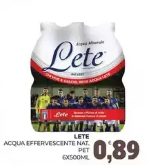 Lete - Acqua Effervescente Lete - Acqua Effervescente