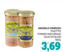 Angelo parodi - Filetto Tonno Naturale Olio D'oliva