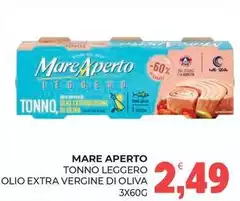 Mare aperto - Tonno Leggero Olio Extra Vergine Di Oliva