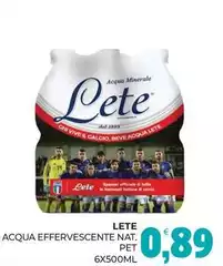 Lete - Acqua Effervescente Lete - Acqua Effervescente