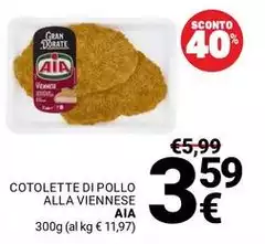 Aia - Cotolette Di Pollo Alla Viennese