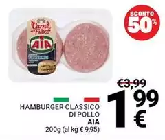 Aia - Hamburger Classico Di Pollo