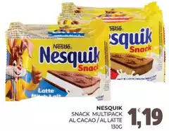 Nestlè - Nesquik Snack Multipack Al Cacao / Al Latte