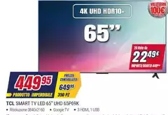 TCL - Smart Tv Led 65" UHD 65P69K