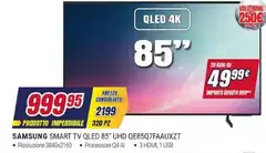 Samsung - Smart Tv Qled 85" Uhd Qe85q7faauxzt Samsung - Smart Tv Qled 85" Uhd Qe85q7faauxzt