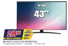 Pixel - Smart Tv Led 43" Uhd Xp43wu 1esat