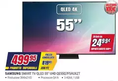 Samsung - Smart Tv Qled 55" Uhd QE55Q75AUXZT