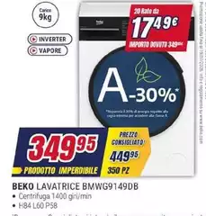 Beko - Lavatrice Bmwg9149db Beko - Lavatrice Bmwg9149db