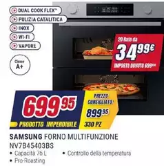 Samsung - Forno Multifunzione NV7B45403BS Samsung - Forno Multifunzione NV7B45403BS