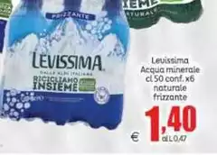 Levissima - Acqua Minerale Naturale Frizzante Levissima - Acqua Minerale Naturale Frizzante