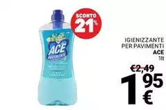Ace - Igienizzante Per Pavimenti Ace - Igienizzante Per Pavimenti
