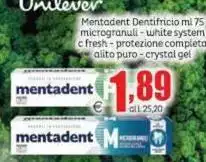 Mentadent - Dentifricio Mentadent - Dentifricio