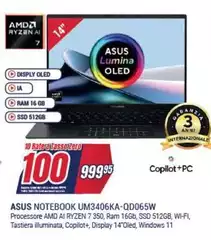 Asus - Notebook Um3406ka-qd065w