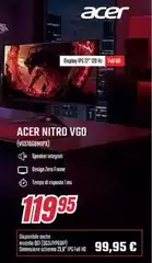 Acer - Nitro Vg0 Acer - Nitro Vg0