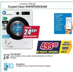 Samsung - Crystal Clean WW10FG5U34AE Samsung - Crystal Clean WW10FG5U34AE