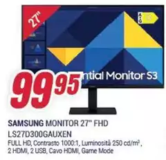 Samsung - Monitor 27" Fhd Ls27d300gauxen Samsung - Monitor 27" Fhd Ls27d300gauxen