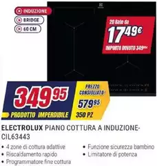 Electrolux - Piano Cottura A Induzione-Cil63443 Electrolux - Piano Cottura A Induzione-Cil63443