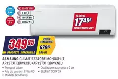 Samsung - Climatizzatore Monosplit AR12TXHQBWKXEU+A12TXHQBWKNEU