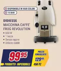 Didiesse - Macchina Caffe' Frog Revolution Didiesse - Macchina Caffe' Frog Revolution