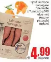 Fjord - Salmone Norvegese Finemente Affumicato Fjord - Salmone Norvegese Finemente Affumicato