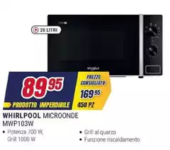 Whirlpool - Microonde MWP103W Whirlpool - Microonde MWP103W