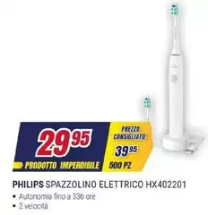 Philips - Spazzolino Elettrico HX402201 Philips - Spazzolino Elettrico HX402201