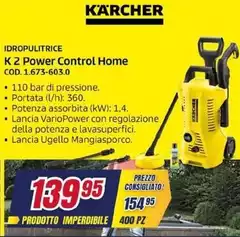 Kärcher - K 2 Power Control Home Kärcher - K 2 Power Control Home