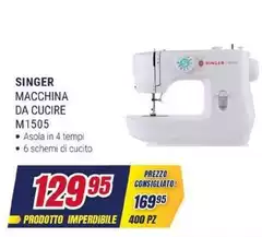 Singer - Macchina Da Cucire M1505 Singer - Macchina Da Cucire M1505